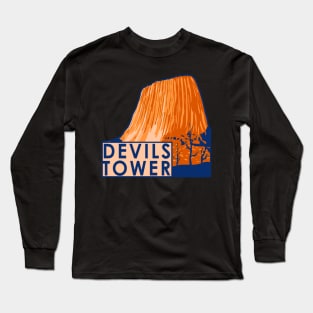 Devils Tower Long Sleeve T-Shirt